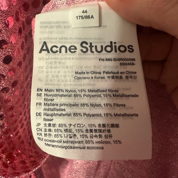 ACNE STUDIOS SHIRT - Picture 8 of 8